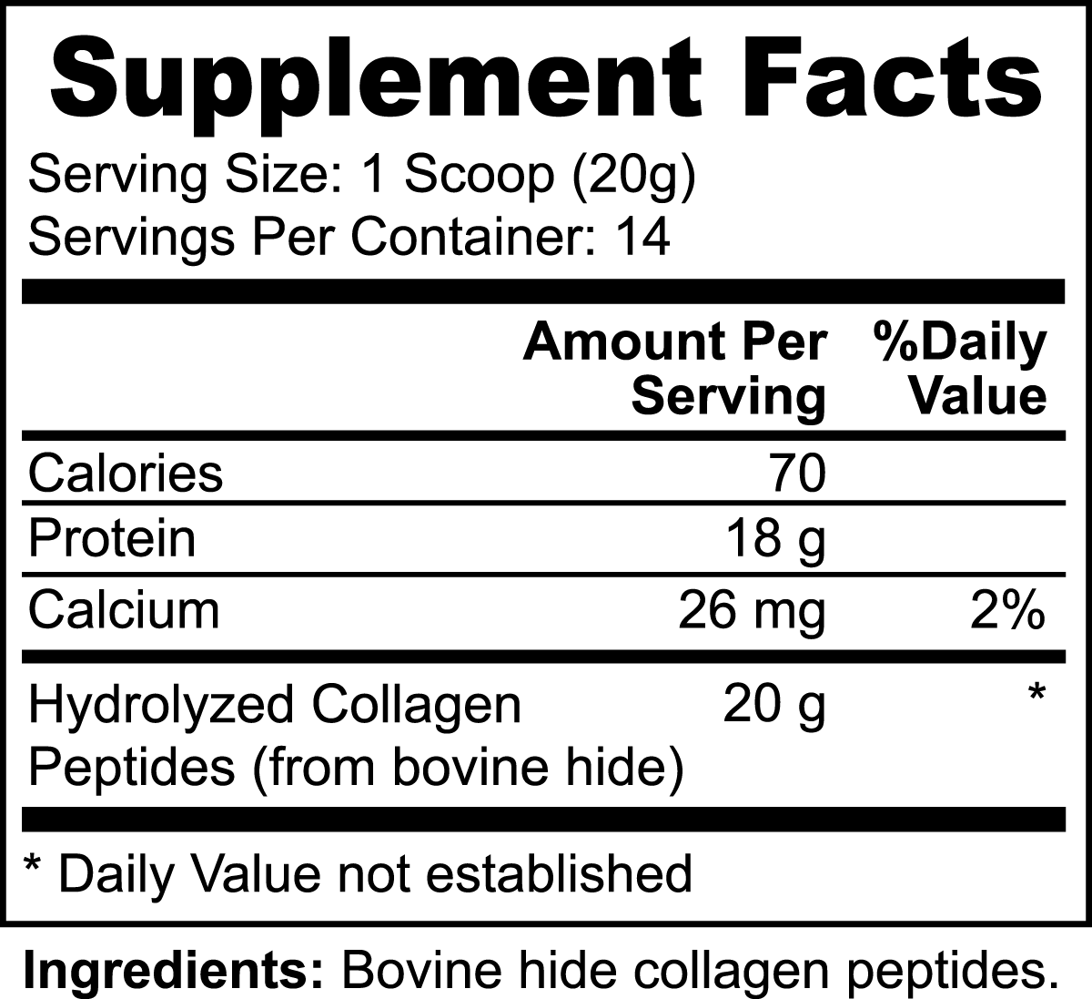 Collagen Peptides Supplements | Collagen Peptides 280g | Ommynom